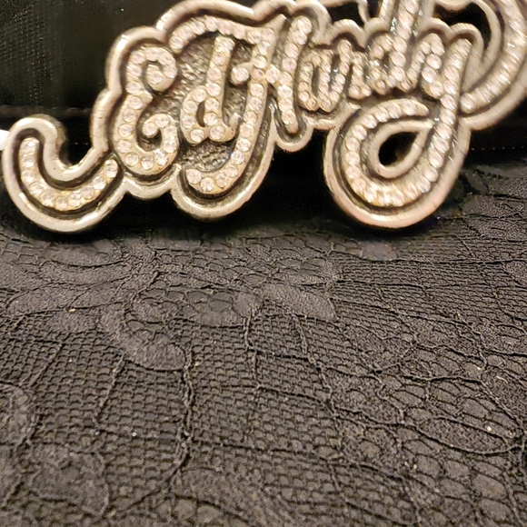 ED HARDY UNIQUE VINTAGE RHINESTONE BELT BUCKLE.....NEVER WORN! - Picture 2 of 4